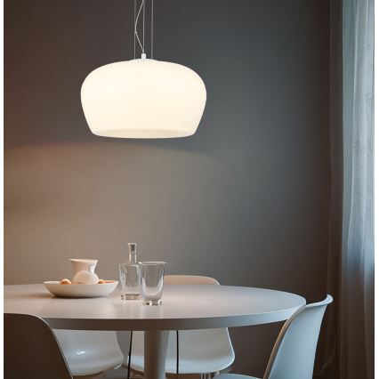 LED-Pendelleuchte an Stahlseil NADIA LED/20W/230V weiß