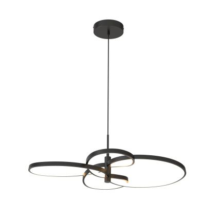 LED Pendelleuchte an Stahlseil RIBBON LED/37W/230V 4000K schwarz