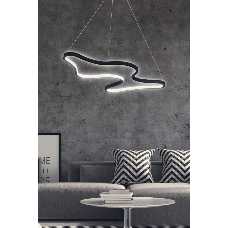 LED Pendelleuchte ARTISAN LED/36W/230V 6500K schwarz