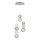 LED Pendelleuchte CREMONA LED/17W/230V 3000K matt verchromt