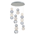 LED Pendelleuchte CREMONA LED/34W/230V 3000K matt verchromt