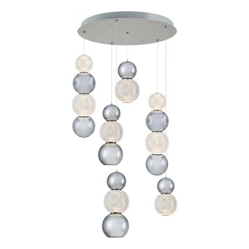 LED Pendelleuchte CREMONA LED/34W/230V 3000K matt verchromt