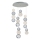 LED Pendelleuchte CREMONA LED/34W/230V 3000K matt verchromt