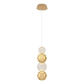 LED Pendelleuchte CREMONA LED/7W/230V 3000K gold
