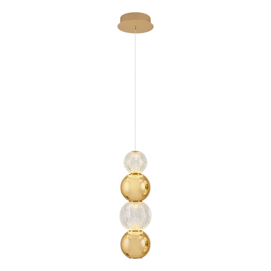 LED Pendelleuchte CREMONA LED/7W/230V 3000K gold