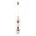 LED-Pendelleuchte FLORES mit Kabel LED/20W/230V gold/orange/braun