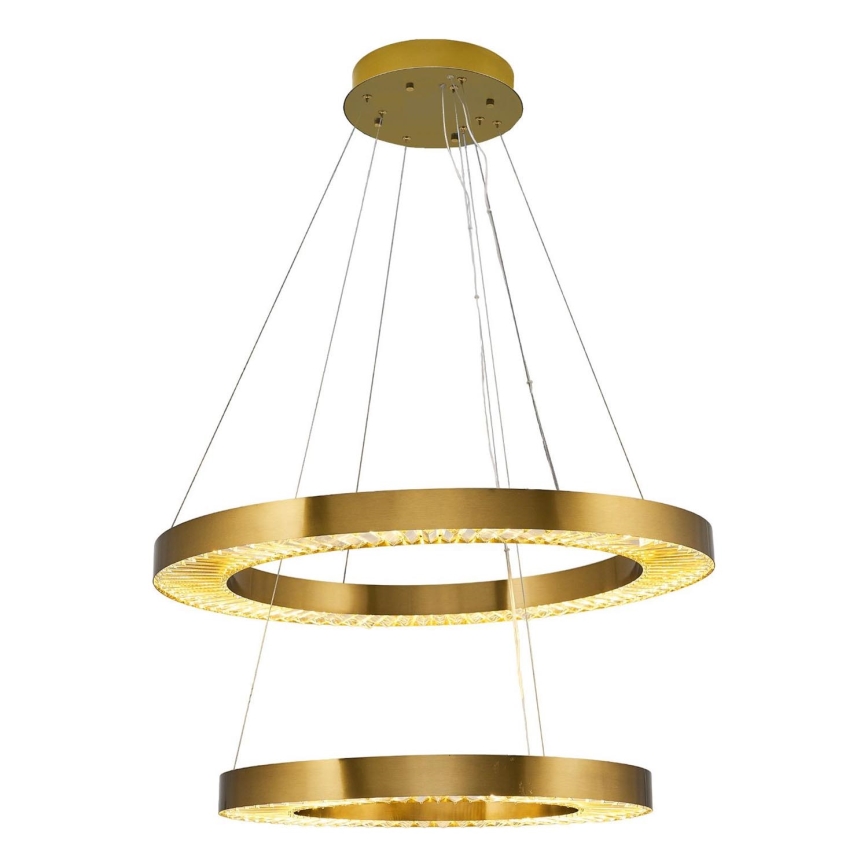 LED Pendelleuchte JESI LED/140W/230V 3000K 100 cm bronze