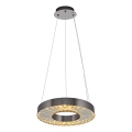 LED-Pendelleuchte JESI LED/35W/230V 3000K Ø 40 cm silber, mit Kabelaufhängung