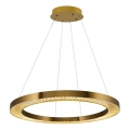 LED Pendelleuchte JESI LED/90W/230V 3000K Durchmesser 100 cm bronzefarbene