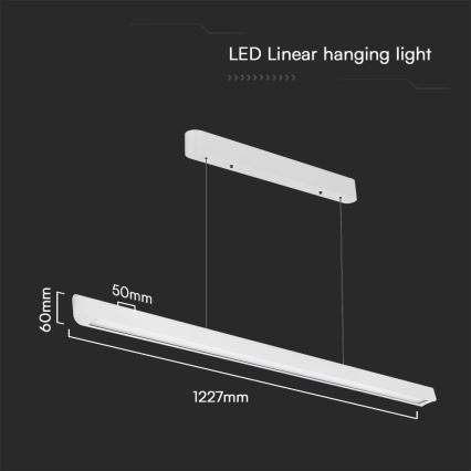 LED Kronleuchter an Kabel LED/36W/230V 3000/4000/6400K Weiß