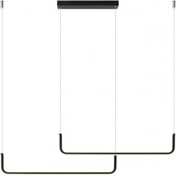 LED-Pendelleuchte MALAWI 2xLED/20W/230V 3000/4000/6000K schwarz