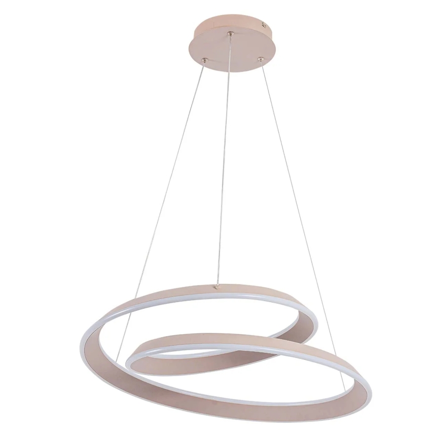 LED-Pendelleuchte mit Kabelaufhängung CASHMERE LED/75W/230V Ø 60 cm beige