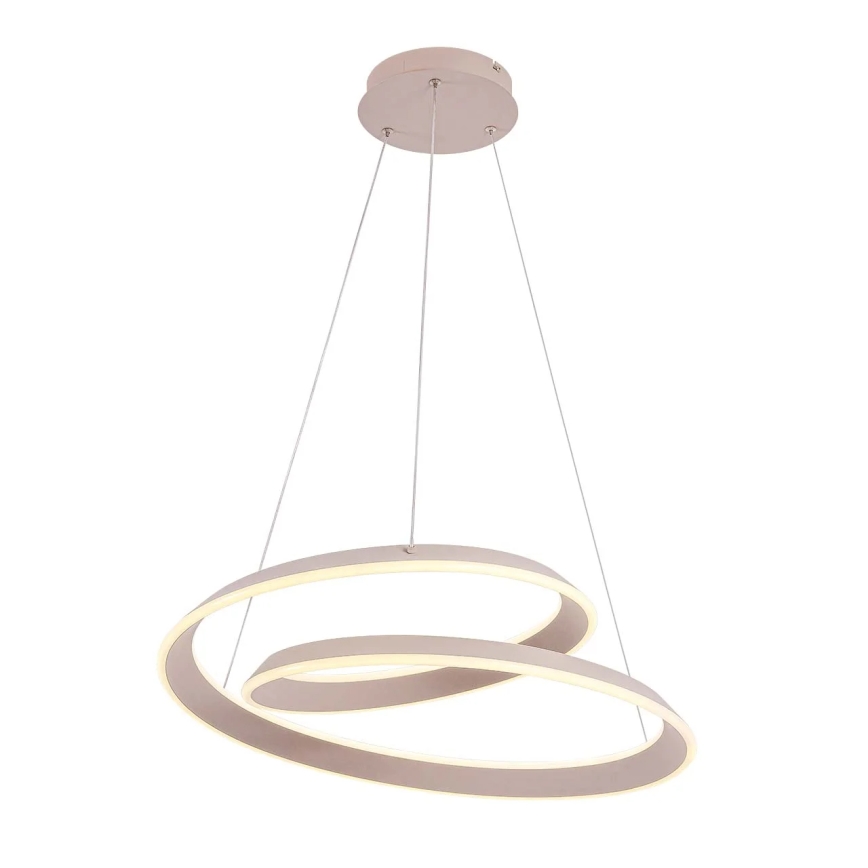 LED-Pendelleuchte mit Kabelaufhängung CASHMERE LED/75W/230V Ø 60 cm beige