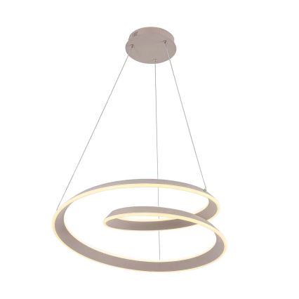 LED-Pendelleuchte mit Kabelaufhängung CASHMERE LED/75W/230V Ø 60 cm beige