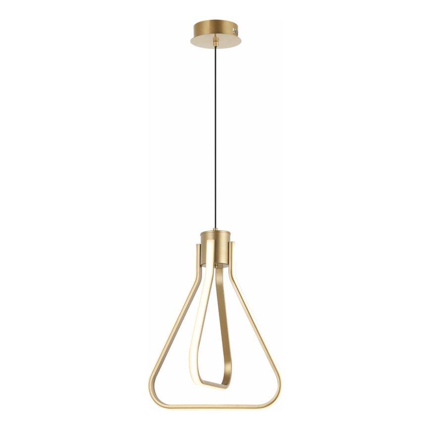 LED-Pendelleuchte mit Kabelaufhängung ZING LED/19W/230V, goldfarben