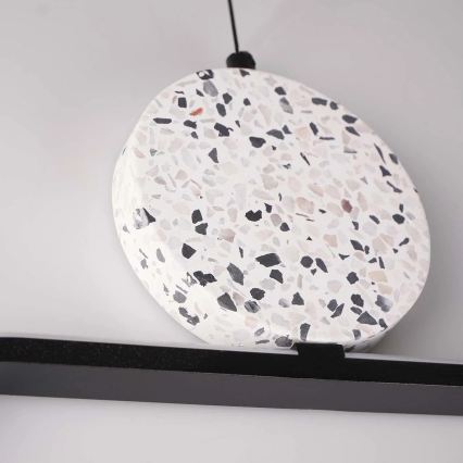 LED-Pendelleuchte mit Seilaufhängung FLORENTYNA LED/48W/230V 4000K schwarz/weiß