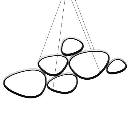 LED-Pendelleuchte mit Stahlseil PETRA LED/58W/230V 4000K schwarz