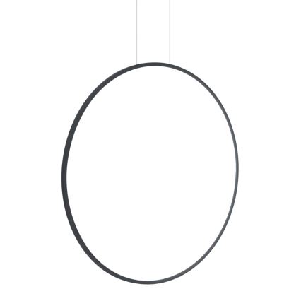 LED Kronleuchter an Kabel SATURNO LED/46W/230V Ø 80 cm IP44 Anthrazit