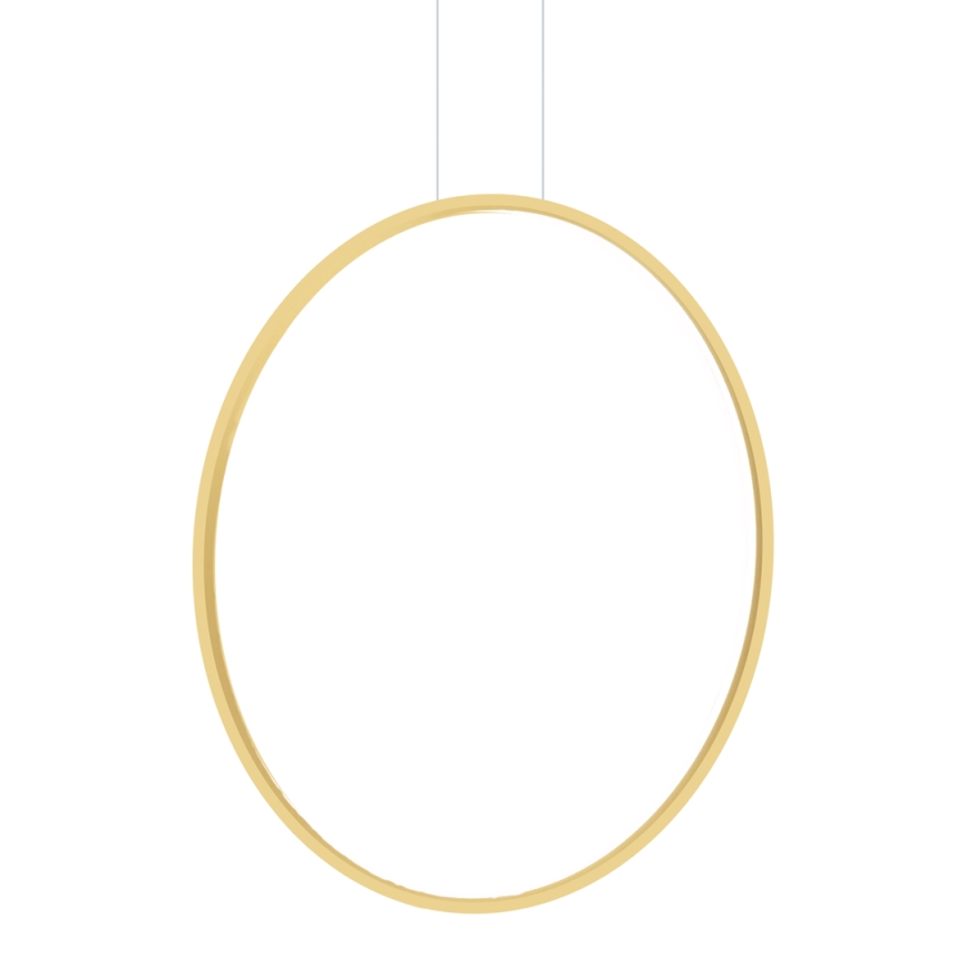 LED Kronleuchter an Kabel SATURNO LED/46W/230V Ø 80 cm IP44 gold