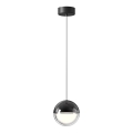 LED-Pendelleuchte ZIREA mit Seilaufhängung LED/7W/230V schwarz