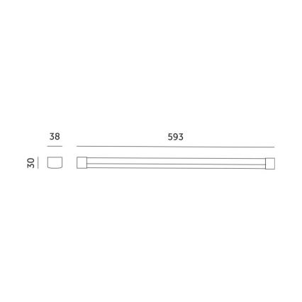 LED Unterbauleuchte für Pflanzenzucht GROWLY LED/9W/230V weiß