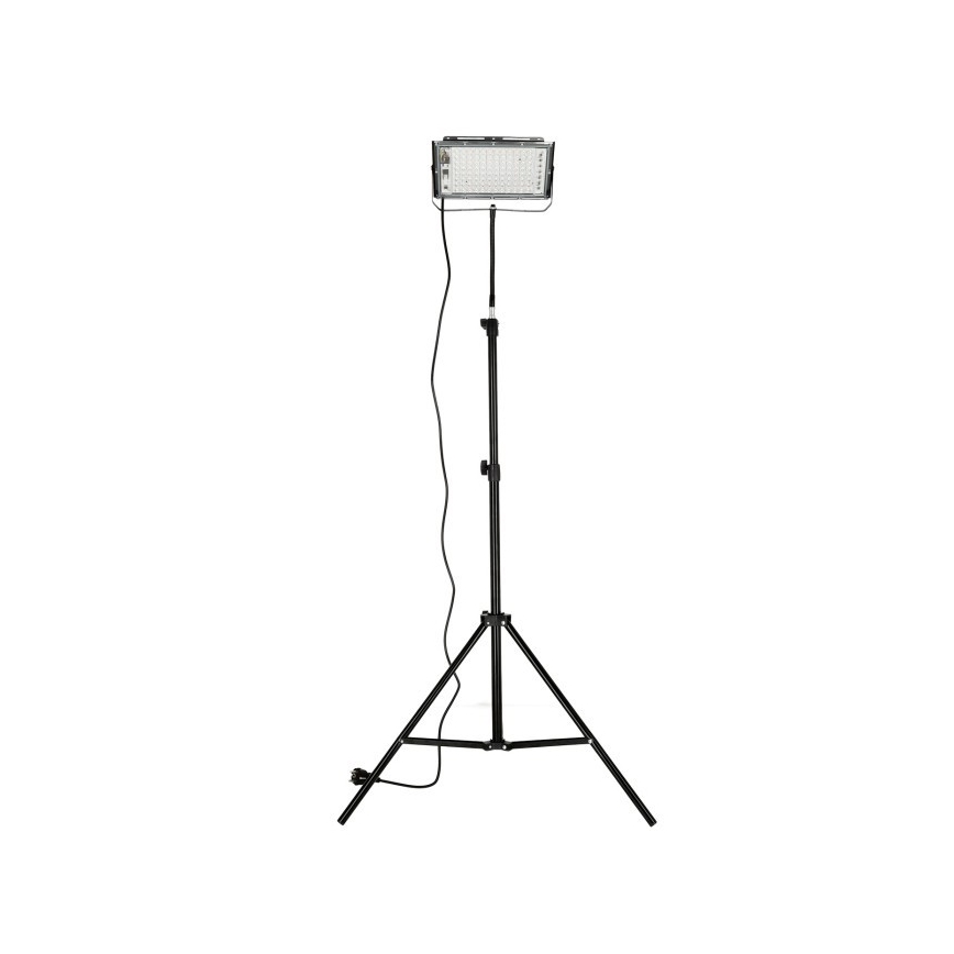 LED-Strahler mit Stativ für Pflanzenzucht FIRON LED/45W/230V IP54 schwarz