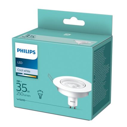 LED-Punktstrahler Philips GU10/3W/230V 4000K