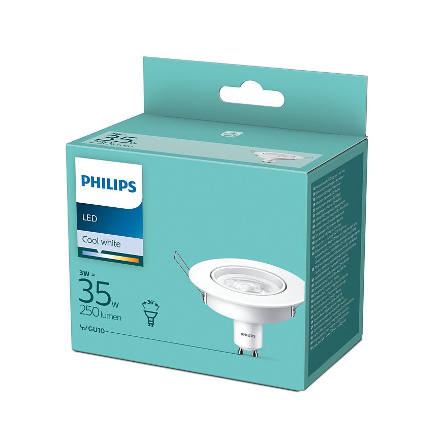 LED-Punktstrahler Philips GU10/3W/230V 4000K
