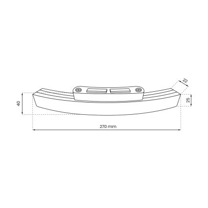 LED-Quelle MAGNETIC TRACK 100W/48V für d 60 cm schwarz