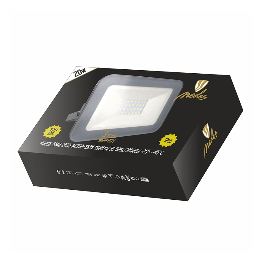 Nedes LF2222 - LED Reflektor LED/20W/230V IP65