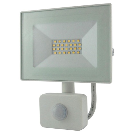LED Reflektor mit Sensor LED/20W/230V IP64 1600lm 4200K