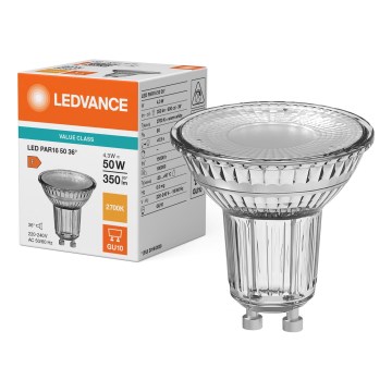 LED Reflektorlampe PAR16 GU10/4,3W/230V 2700K 36° - Ledvance