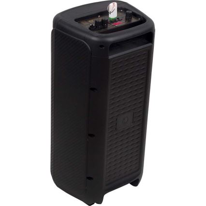 LED RGB Wiederaufladbarer Lautsprecher mit Mikrofon 400W/2400 mAh + Fernbedienung
