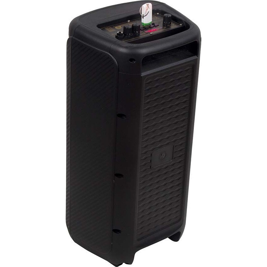 LED RGB Wiederaufladbarer Lautsprecher mit Mikrofon 400W/2400 mAh + Fernbedienung