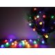 LED RGB Außen-Weihnachtskette CHERRY 40xLED/3,6W/230V IP44