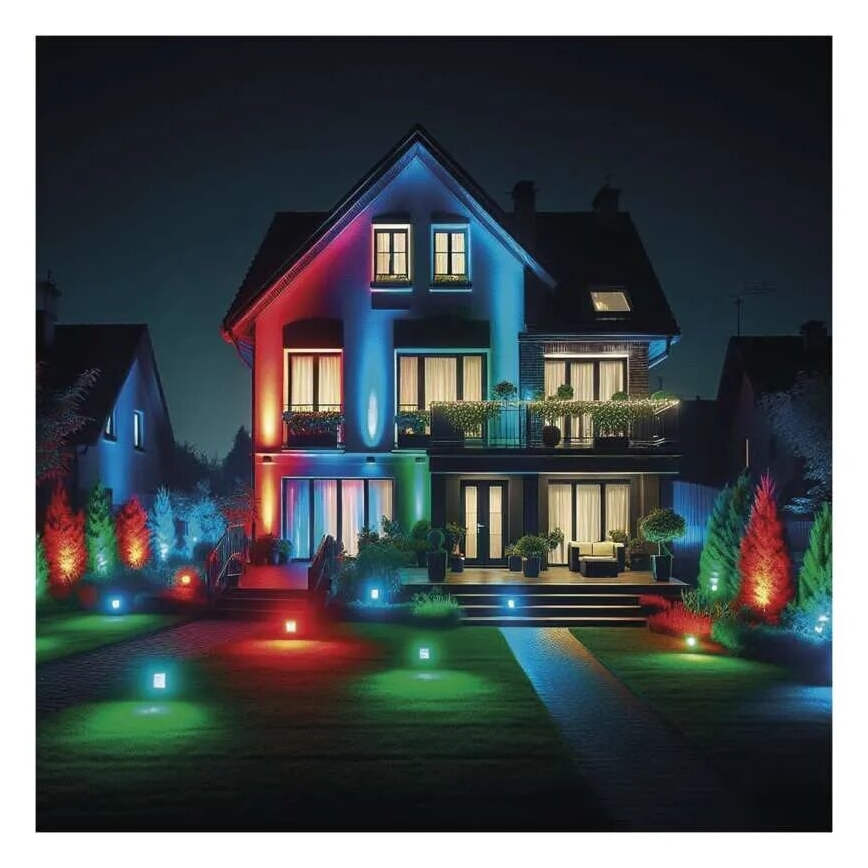 LED RGB+CCT Dimmbarer Fluter GoSmart LED/20W/230V 3000-6500K IP65 Wi-Fi Tuya
