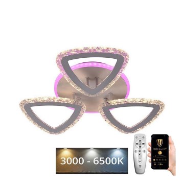LED RGB dimmbare Deckenleuchte LED/45W/230V 3000-6500K + Fernbedienung