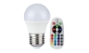 LED RGB Dimmbare Glühbirne E27/3,5W/230V 3000K + FB