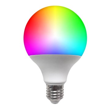 LED RGB Dimmbare Glühbirne G95 E27/9W/230V