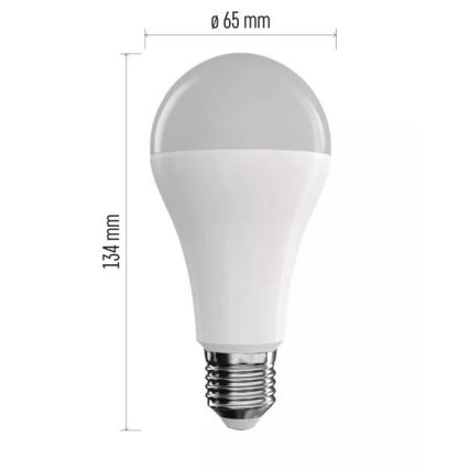 LED RGB dimmbare Glühbirne GoSmart A65 E27/14W/230V 2700-6500K Tuya