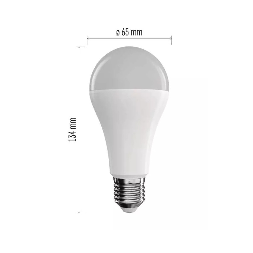 LED RGB dimmbare Glühbirne GoSmart A65 E27/14W/230V 2700-6500K Tuya