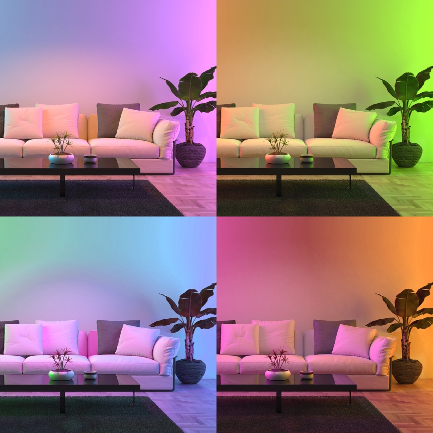LED RGB Dimmbare Glühbirne GU10/5W/230V 2700-6500K Wi-Fi Tuya