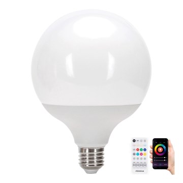 LED RGB dimmbare Glühbirne MESH G120 E27/18W/230V 6500K + Fernbedienung - Aigostar