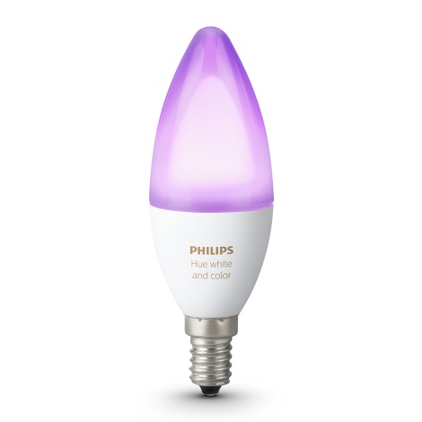 LED RGB dimmbare Glühbirne Philips Hue WHITE AND COLOR AMBIANCE E146W230V 2200 6500K
