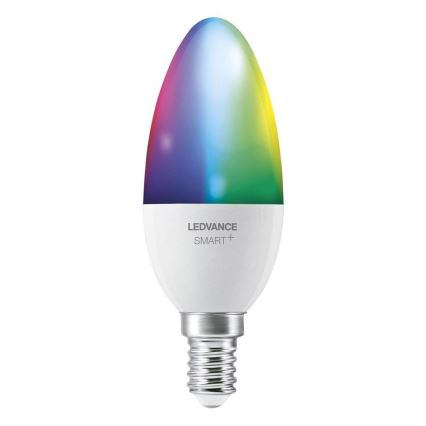 LED RGB Dimmbare Glühbirne SMART+ E14/5W/230V 2700K-6500K Wi-Fi - Ledvance