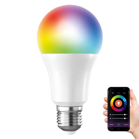 LED RGB Dimmbare Glühbirne SMART E27/10W/230V 3000-6500K Wi-fi Tuya -  Solight