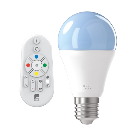 LED RGB Dimmbare Glühlampe CONNECT E27/9W + Fernbedienung - Eglo 11585