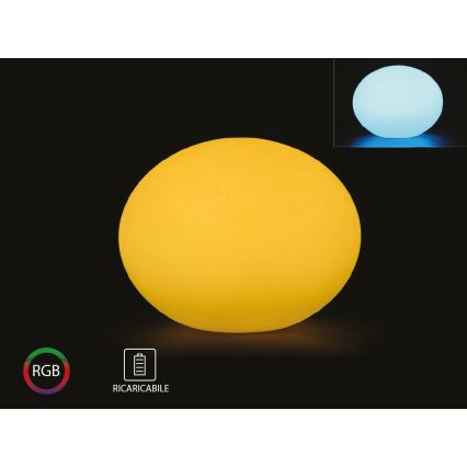LED RGB Dimmbare Outdoor-Leuchte LED/1W/5V 1000 mAh 20cm IP67 + Fernbedienung