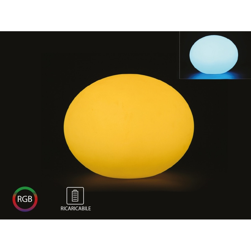 LED RGB Dimmbare Outdoor-Leuchte LED/1W/5V 1000 mAh 20cm IP67 + Fernbedienung