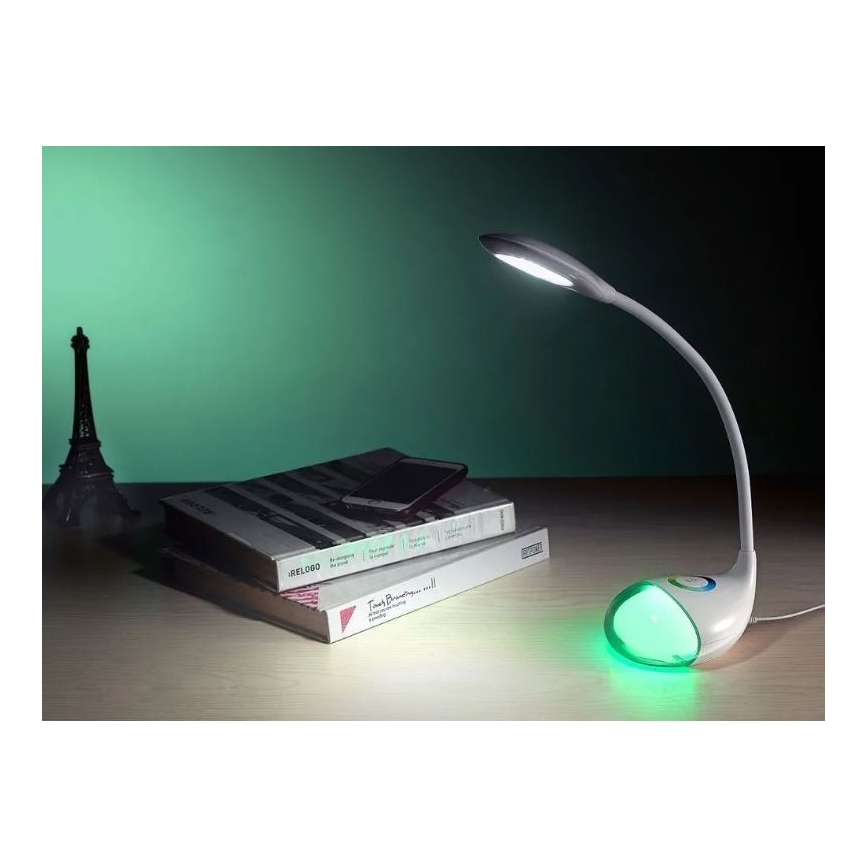 LED RGB Dimmbare Tischlampe LED/6W/230V